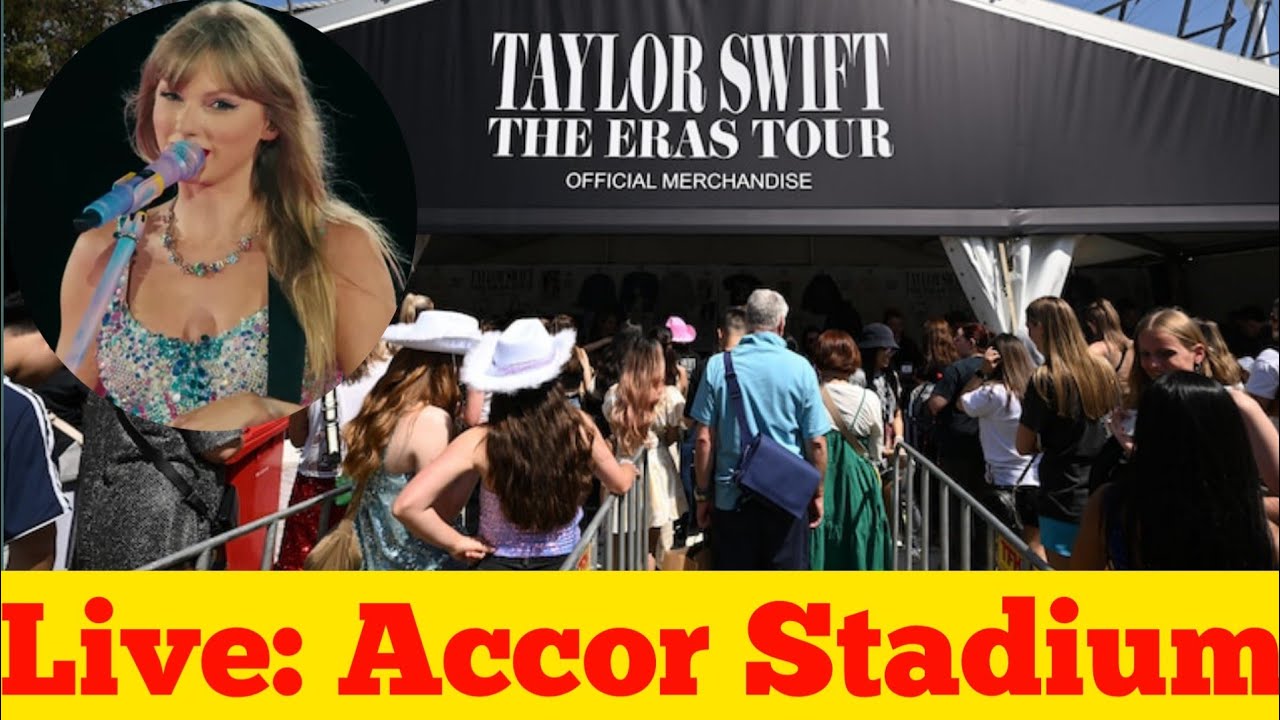Live at the ACCOR Stadium ahead of Taylor Swift’s Eras Tour Sydney