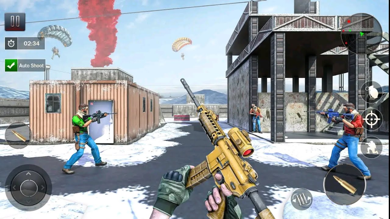 Real Commando Strike Fps Shooting Action Game - Android Gameplay - YouTube