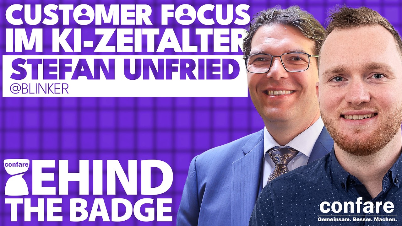 Max Unfried CRM im Agentic AI Zeitalter - Confare Behind the Badge mit Stefan ...
