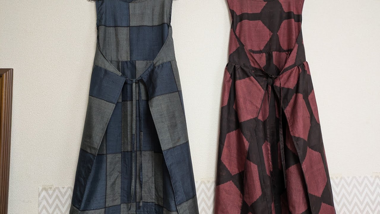 大島紬、着物リメイクは、これが一番、一推しです。