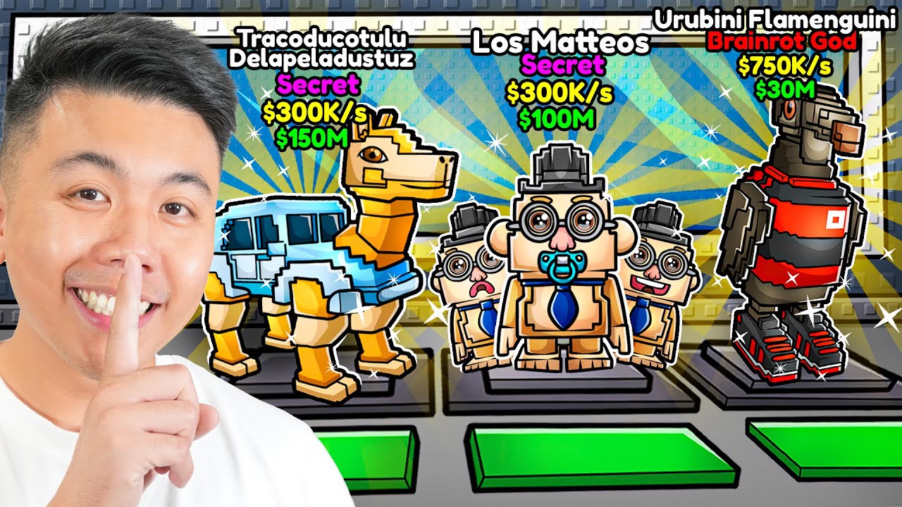 I STOLE The 6 NEWEST BRAINROTS..