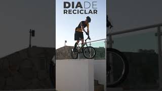 Dia de reciclar com a biketrial. #shorts Pedaleria