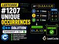 LeetCode 1207 - Unique Number of Occurrences | C++ Solution | Easy Explanation