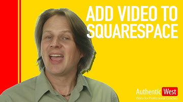 Add video to Squarespace