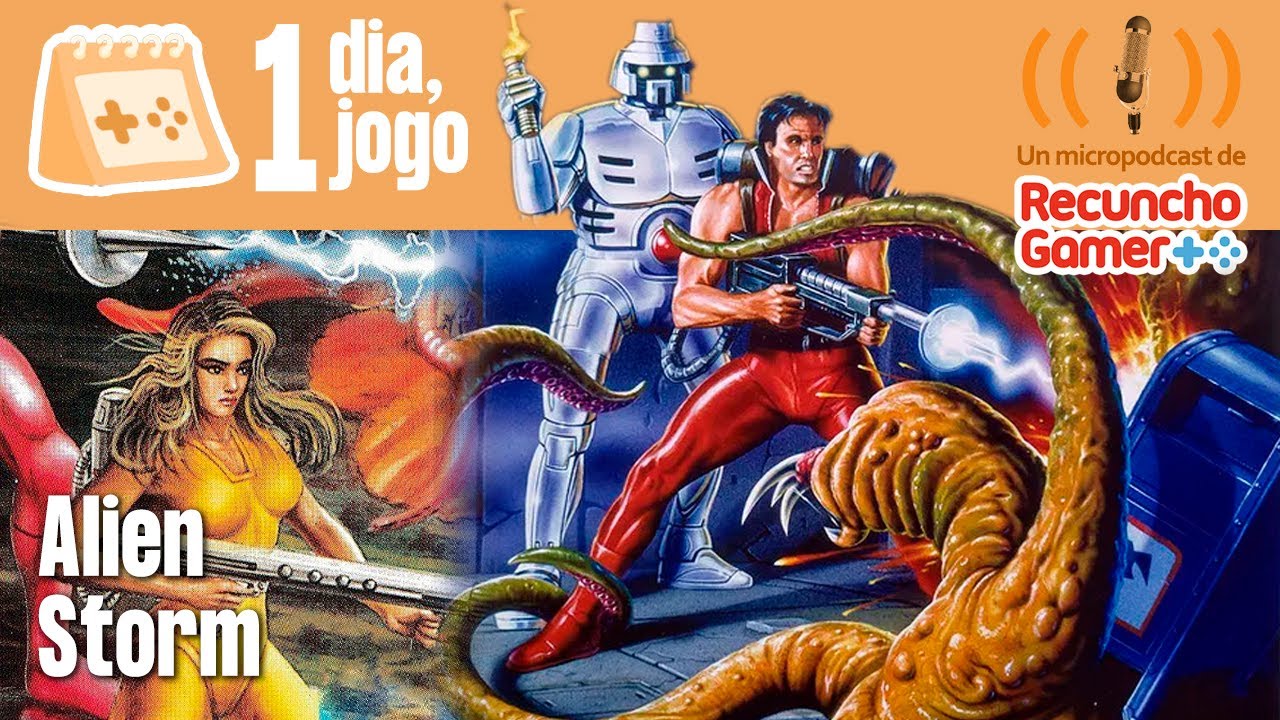 1 dia, 1 jogo: 8. Alien Storm (Arcade, SEGA, 1990) | Paula Rivera - YouTube