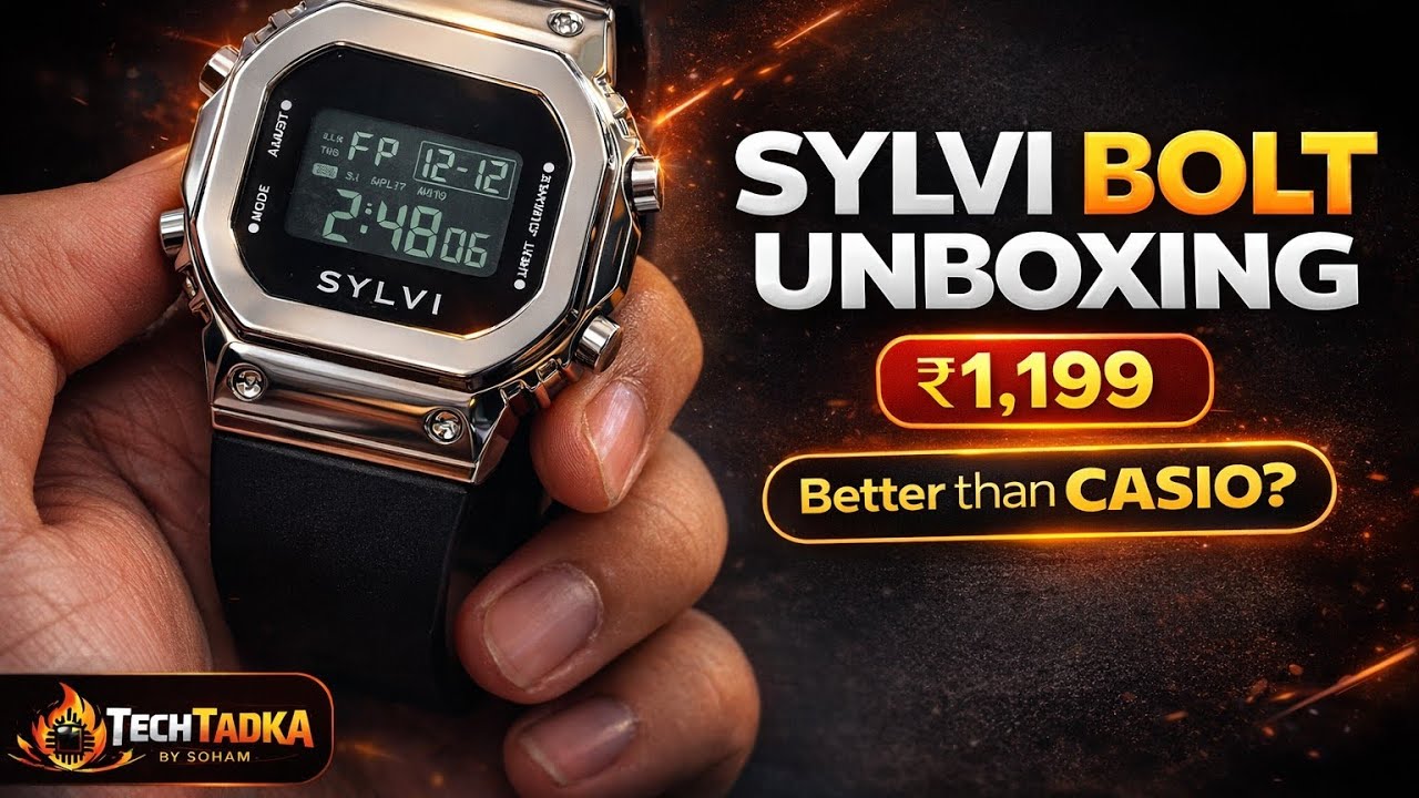 I Tested Sylvi Bolt's Silver Black Digital Watch