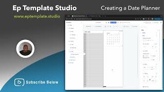 Ep Template Studio - Creating a Day Planner