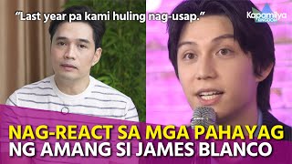 Iigo Jose Nagreact Sa Interview Ng Amang Si James Blanco Kay Ogie Diaz Na Hindi Na Sila Naguusap