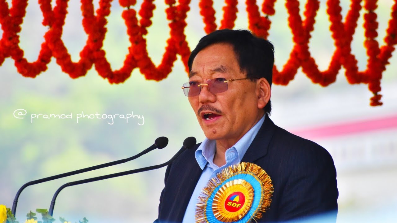 SDF party rally on chujacahen .