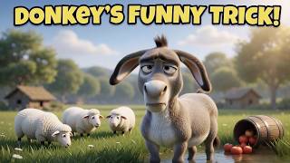 The Lazy Donkey Story 🐴 | Kids Moral Story