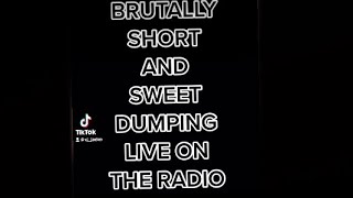 Cheating Boyfriend Brutally Dumped On Live Radio