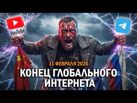 Конец глобального интернета 2026: YouTube полностью заблокирован. Telegram душат. Что дальше?