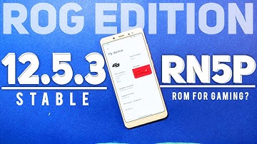 AbhixROG Edition MIUI 12.5.4 | Stable Version V2 | Redmi Note 5 Pro | Best ROM For Gaming ??