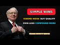WARREN BUFFETT: QUIET WEALTH IS BUILT BY REACHING ESCAPE VELOCITY, NOT BY LOOKING RICH