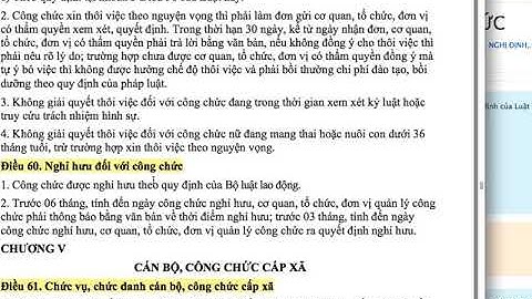 CÂU HỎI TRẮC NGHIỆM LUẬT CÁN BỘ, CÔNG CHỨC 2008;2019  MỤC 1 TRÊN PHẦN MỀM