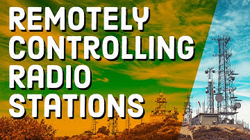 Remotely controlling a radio station