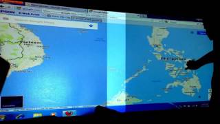 Famous Creotek Interactive wall demo 1 - Google Maps Profile