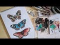 Painting butterflies