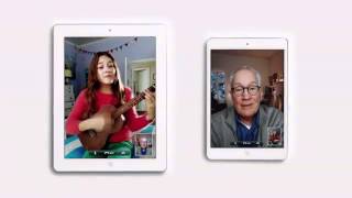 Apple iPad mini commercial- I'll Be Home for Christmas