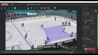 Ice hockey analysis with Once Video Analyser PRO screenshot 3