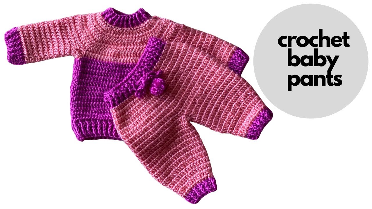 How to crochet baby pants | Easy crochet for beginners