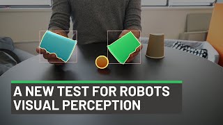 A new test for robots visual perception: "Three Cup Monte"