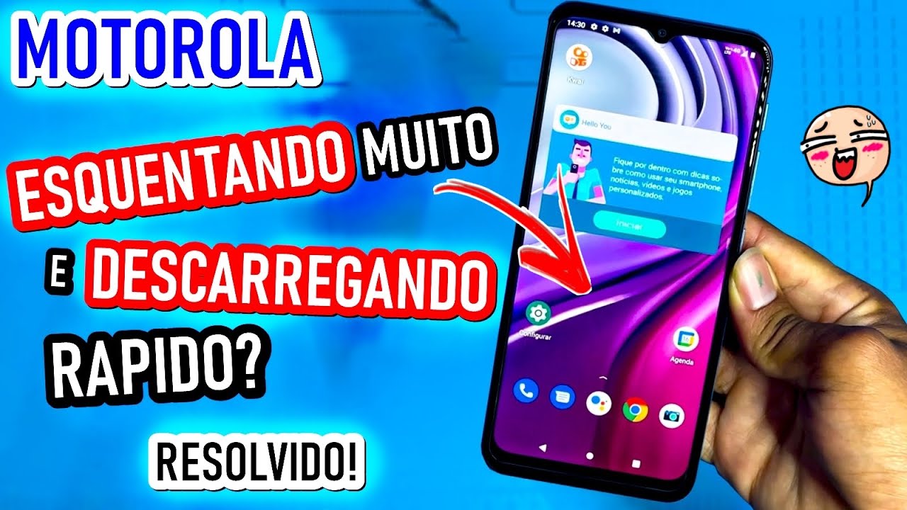 Celular MOTOROLA esquentando MUITO e descarregando RAPIDO? Tente isso ...