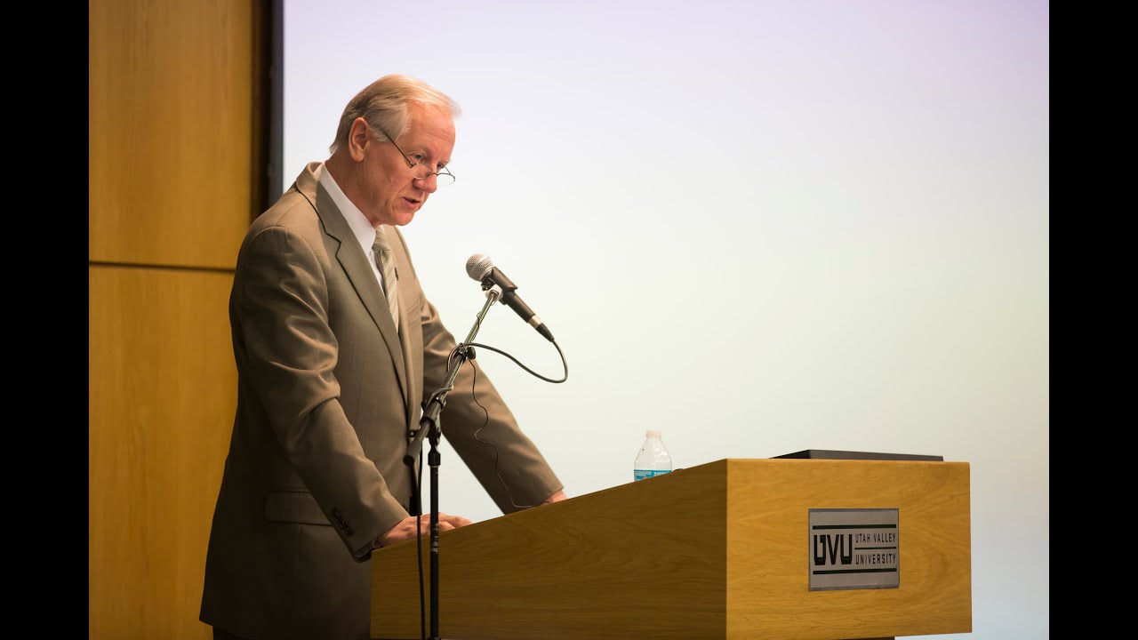 Download At a Glance: Michael Otterson Speaks at UVU Academic Conference