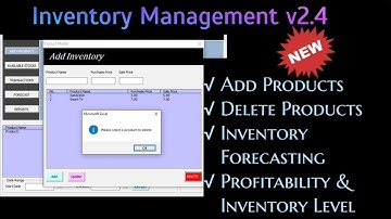 Inventory Management System v2 4