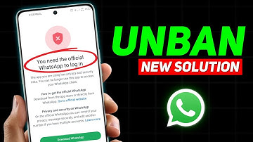 You need the official WhatsApp to log in Problem New 2025 | Fix Whatsapp Login Problem Solution 2025