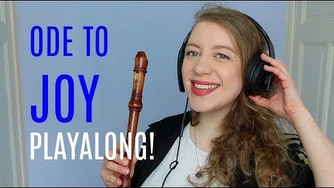 ODE TO JOY by Beethoven Easy Playalong | Team Recorder BASICS