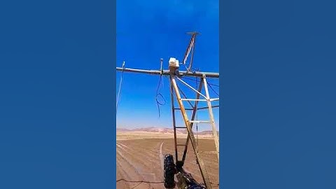 Pivot irrigation overhang pipe leaking