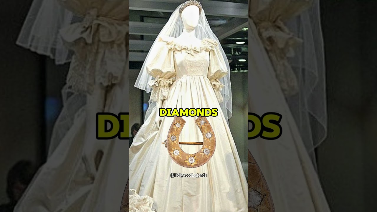 princess diana wedding dress hidden charm Princess Diana Had an Unusual Token Sewn Into Her Wedding Gown