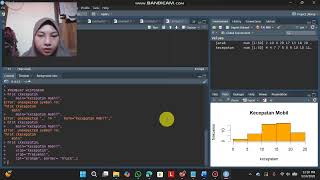 TUGAS 1. MATA KULIAH ANALISISDAN VISUALISASI DATA - MELAKUKAN PEMROGRAMAN DI R STUDIO