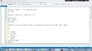video 56 bài 54 đếm số lượng chữ số nhỏ nhất của số nguyên dương n