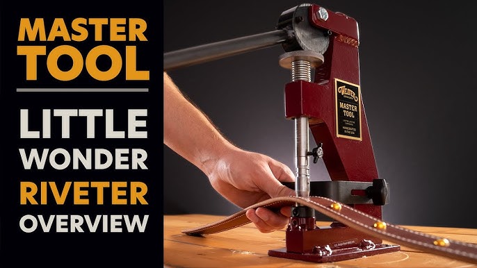 Master Tool Cub Manual Leather Sewing Machine, Aluminum