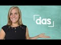 German Lesson  (29) - Definite Articles - das - A1