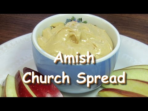 Amish Church Spread ~ FLUFFY Peanut Butter Snack Dip Recipe