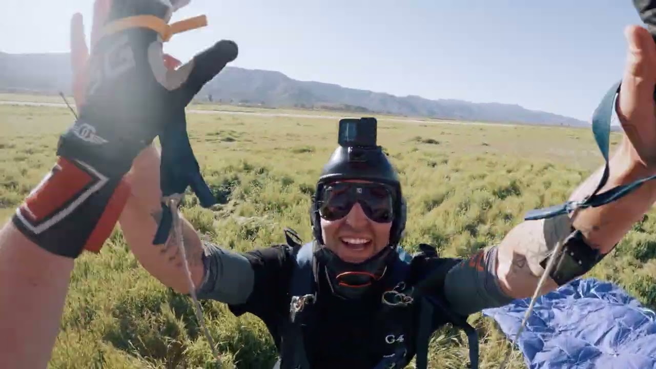 Skydiving with the boys in California
