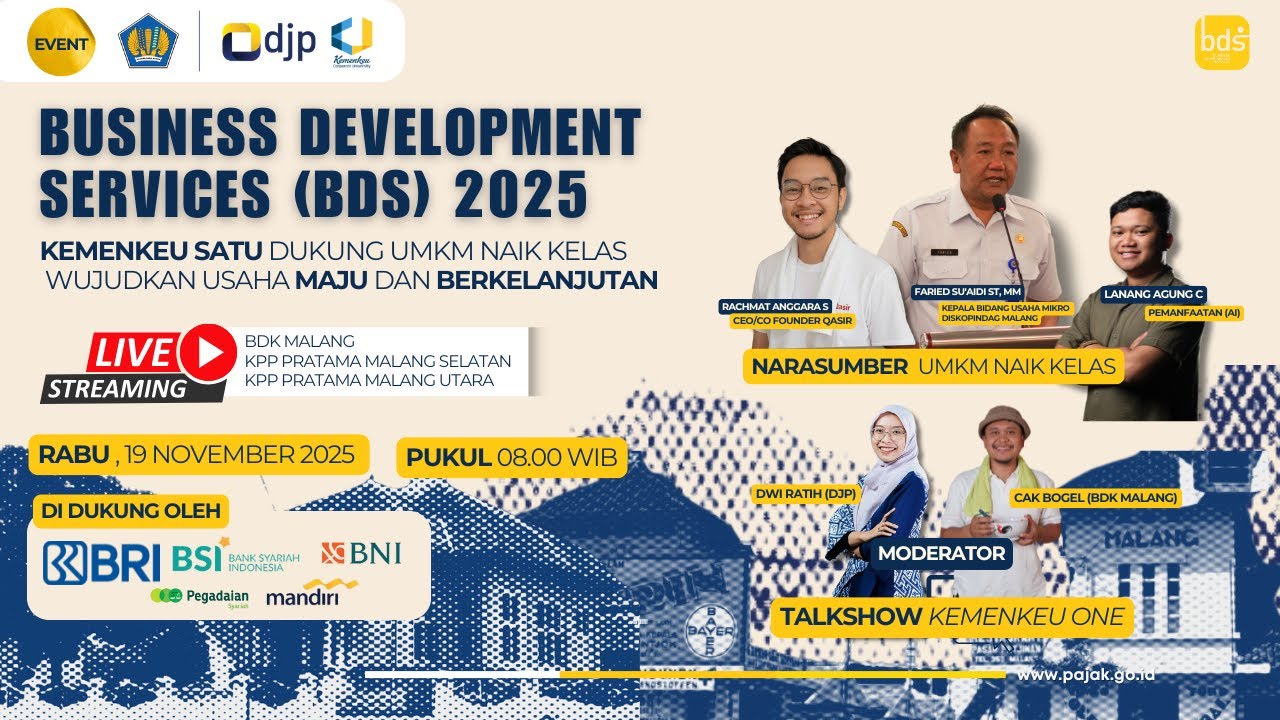 Bussiness Development Services 2025 Sesi II | Kemenkeu Satu Dukung UMKM Naik Kelas
