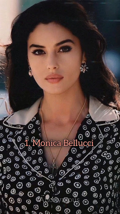 Top 10 most beautiful Italian actresses #top10#italian#actress#monicabelluci#alysamilano#carolina