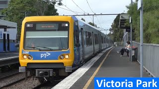 Trains & Buses at Victoria Park - Melbourne Transport