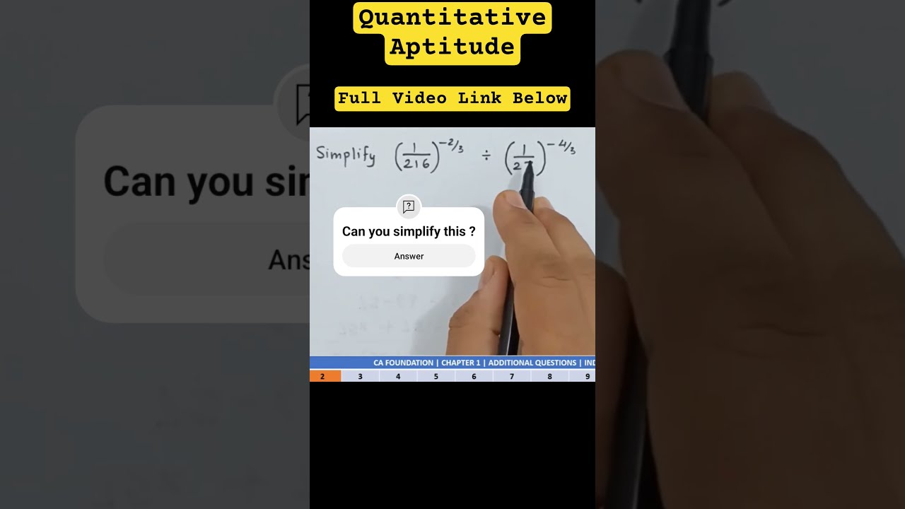 Can You Simplify This Expression Cuet Quantitativeaptitude Cafoundation