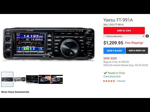 Why the Yaesu FT991A Amateur (Ham) Radio is the one I am saving up for... 1246 en romano