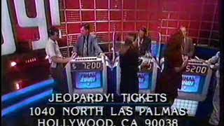 1994 Jeopardy ticket plug