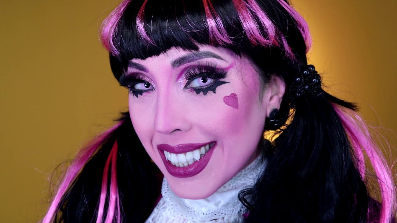 Monster High's Draculaura Makeup - Maquiagem Draculaura Monster Highs