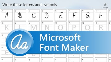 Microsoft Font Maker: Eigene Handschrift als Schriftart | Malter365.de