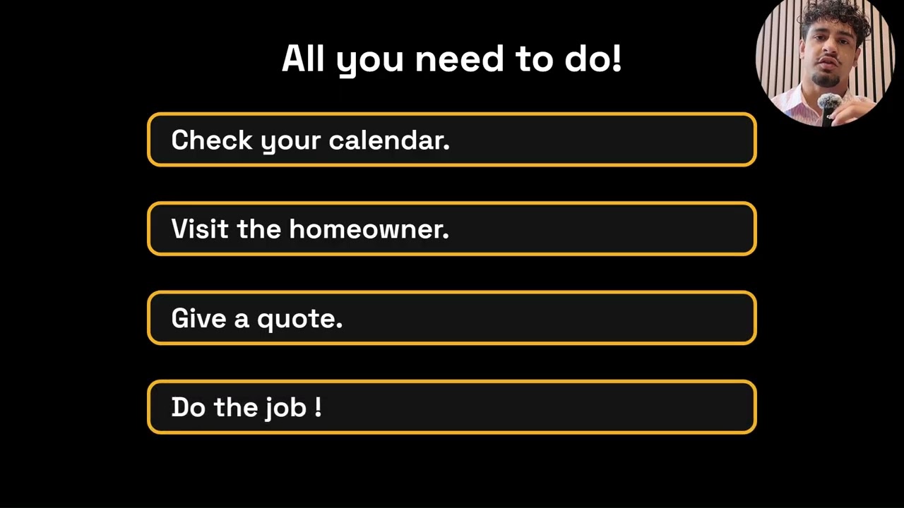 Contractor video testimonial