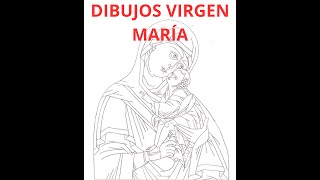 ICONOS BIZANTINOS DIBUJOS: VIRGEN MARÍA