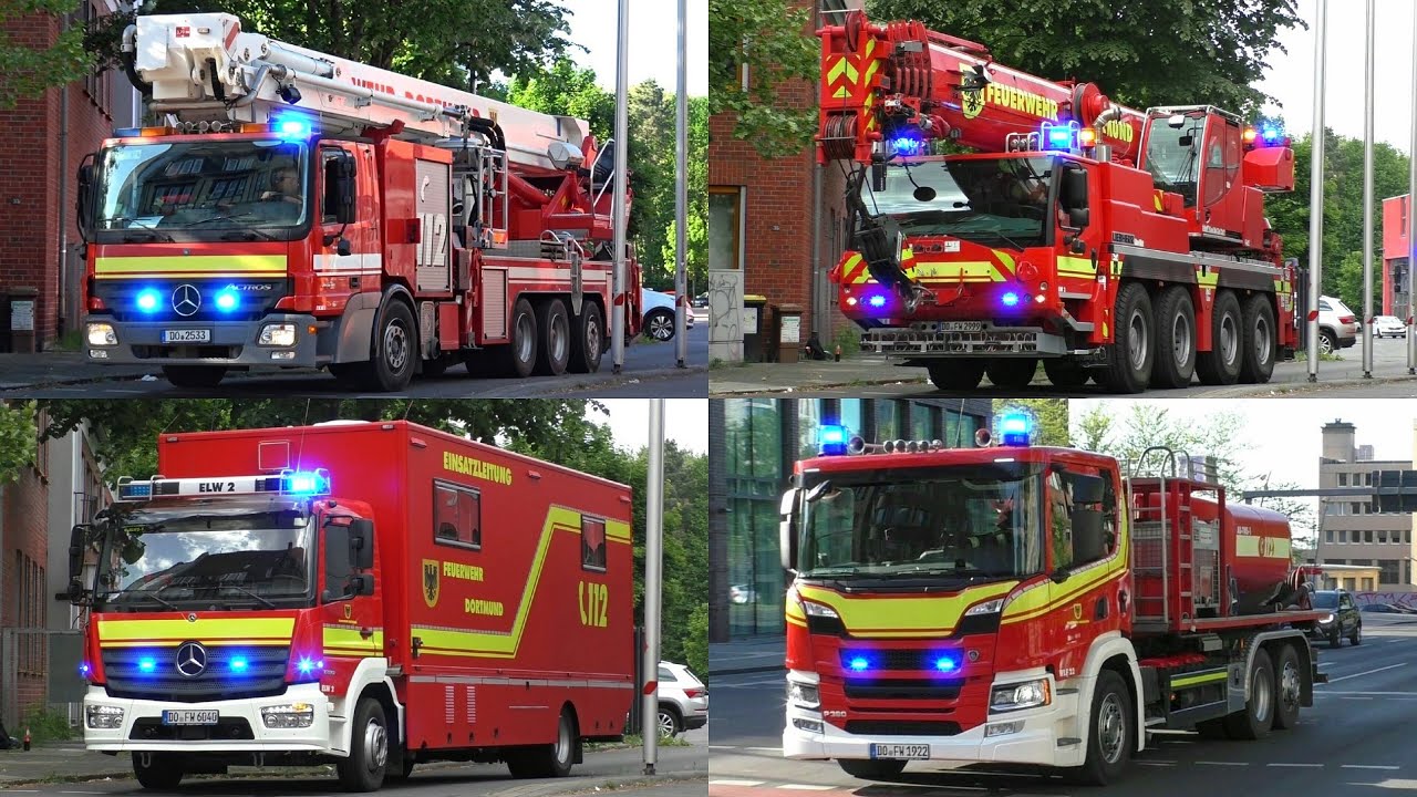 [GROẞALARM in DORTMUND!] WLFs, TM54 & FF - ALARM im Krankenhaus & MEHR | Viele Einsatzfahrten